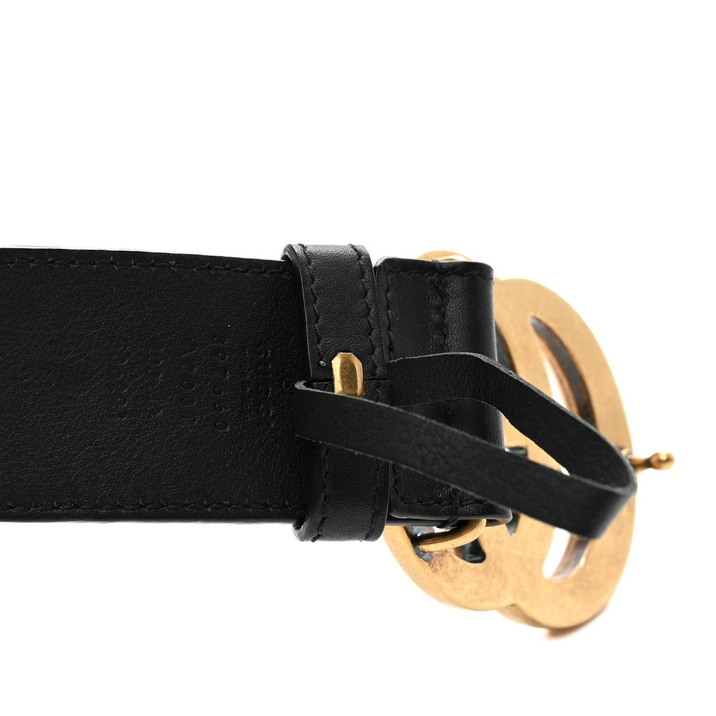Gucci Calfskin Double G 40mm Belt 100 40 Black