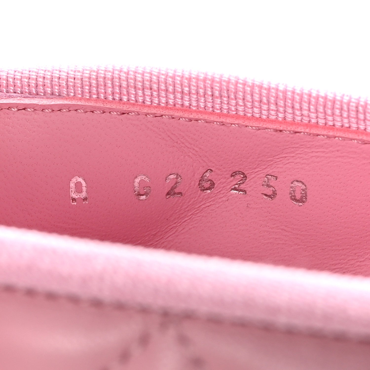 Lambskin Quilted CC Cap Toe Ballerina Flats 37.5 Pink Black