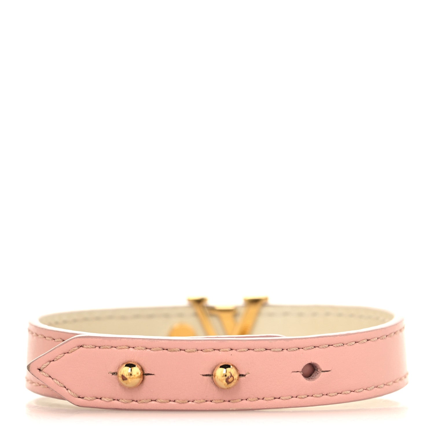 Louis Vuitton Calfskin Iconic Bracelet 17 Rose Poudre