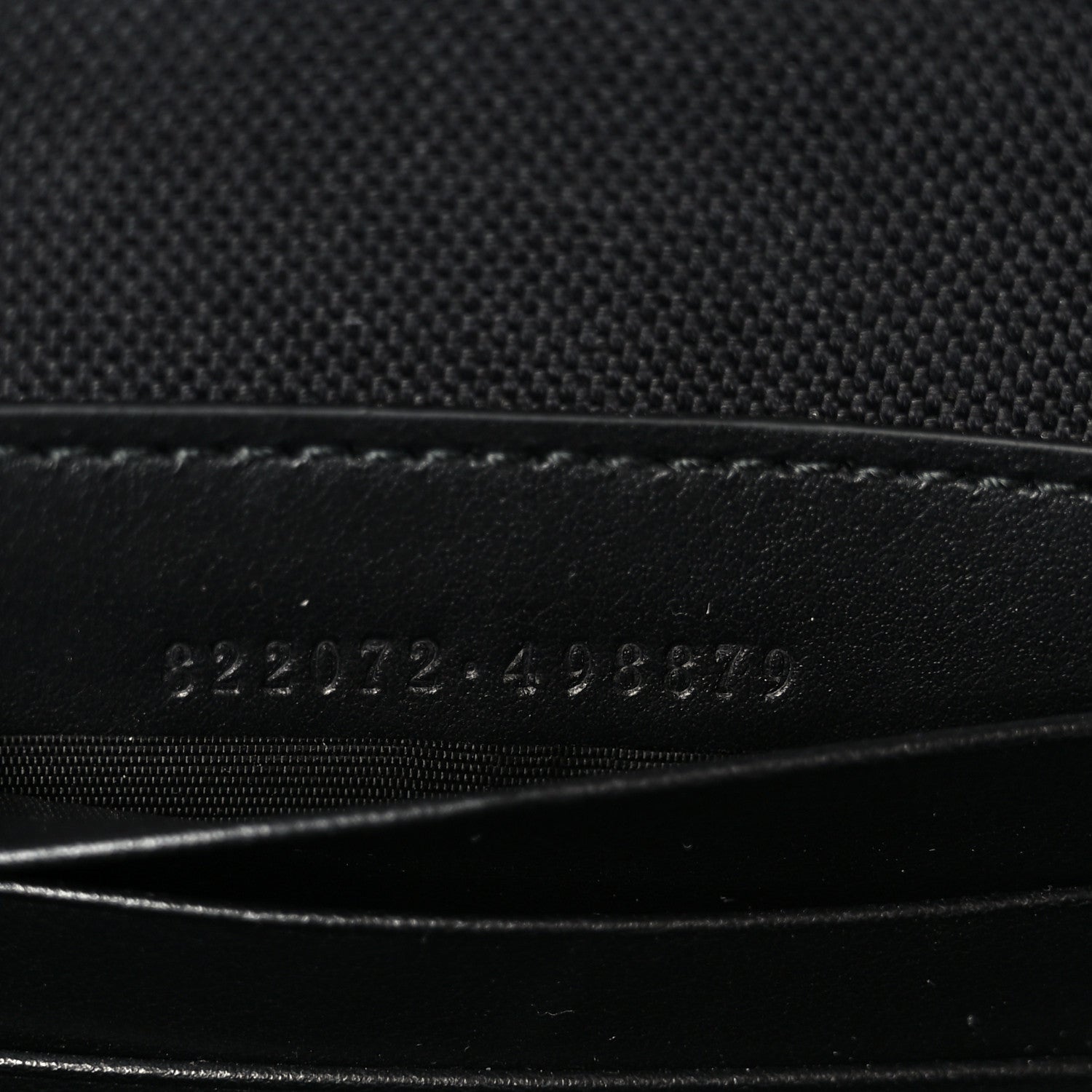 Gucci GG Supreme Monogram Calfskin Web Medium Messenger Bag Black Grey