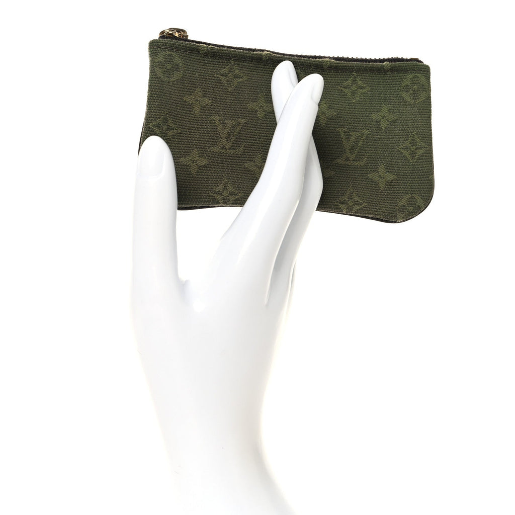 Louis Vuitton Mini Monogram Key Pouch Kaki