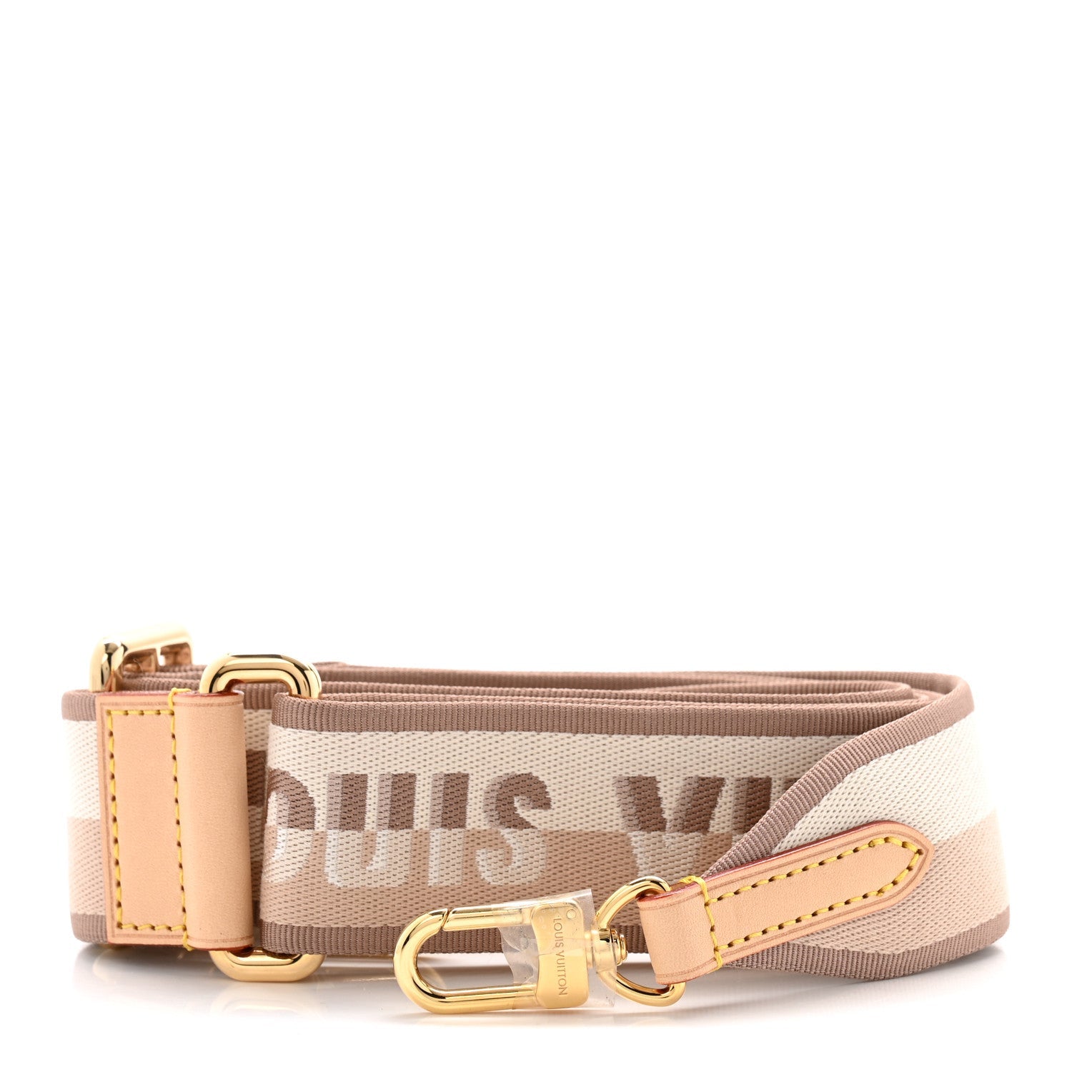 Louis Vuitton Jacquard Speedy Bandouliere 20 Shoulder Strap Beige