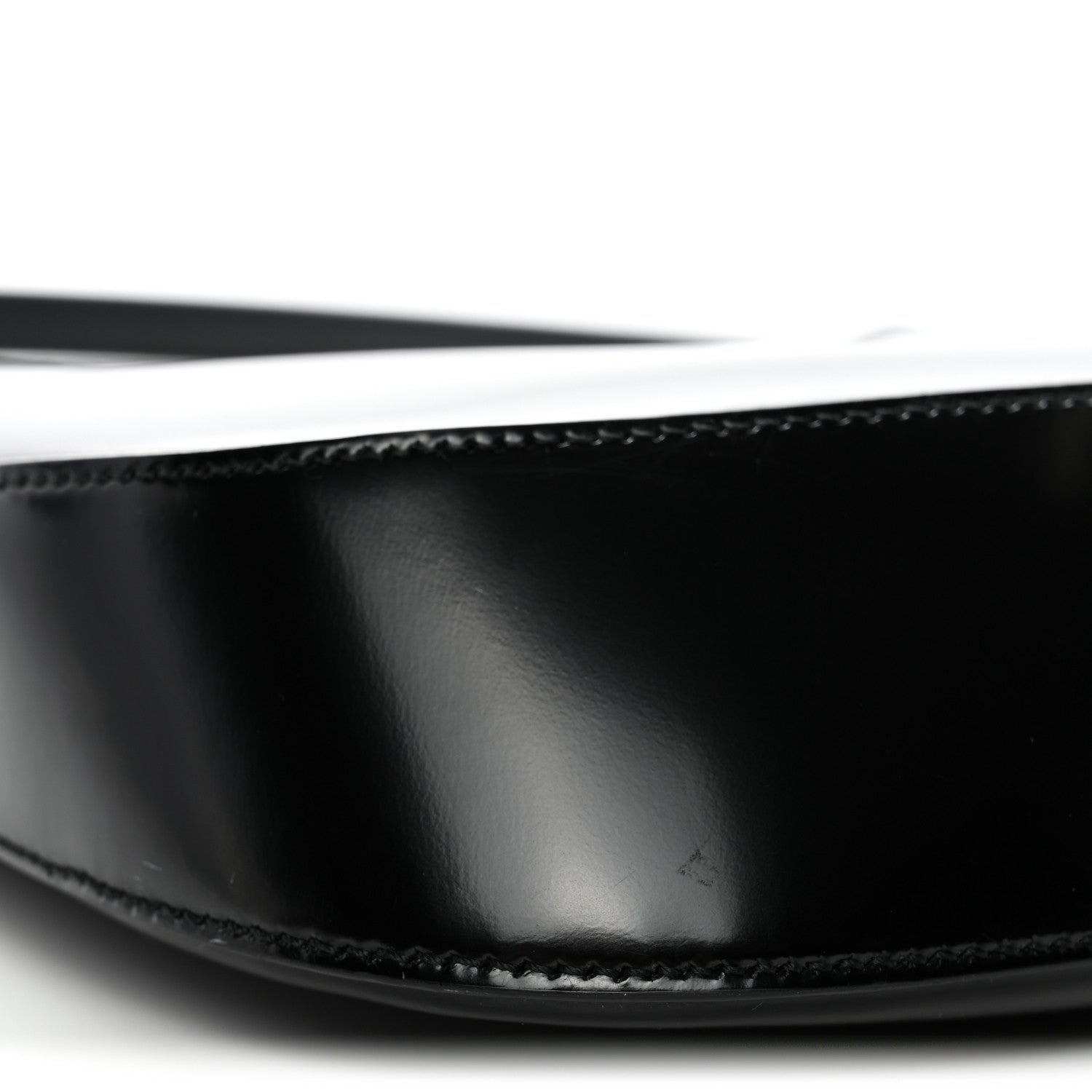 Prada Spazzolato Cleo Shoulder Bag Black