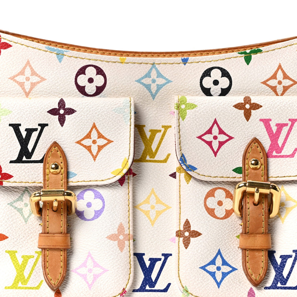 Louis Vuitton Monogram Multicolor Lodge PM White