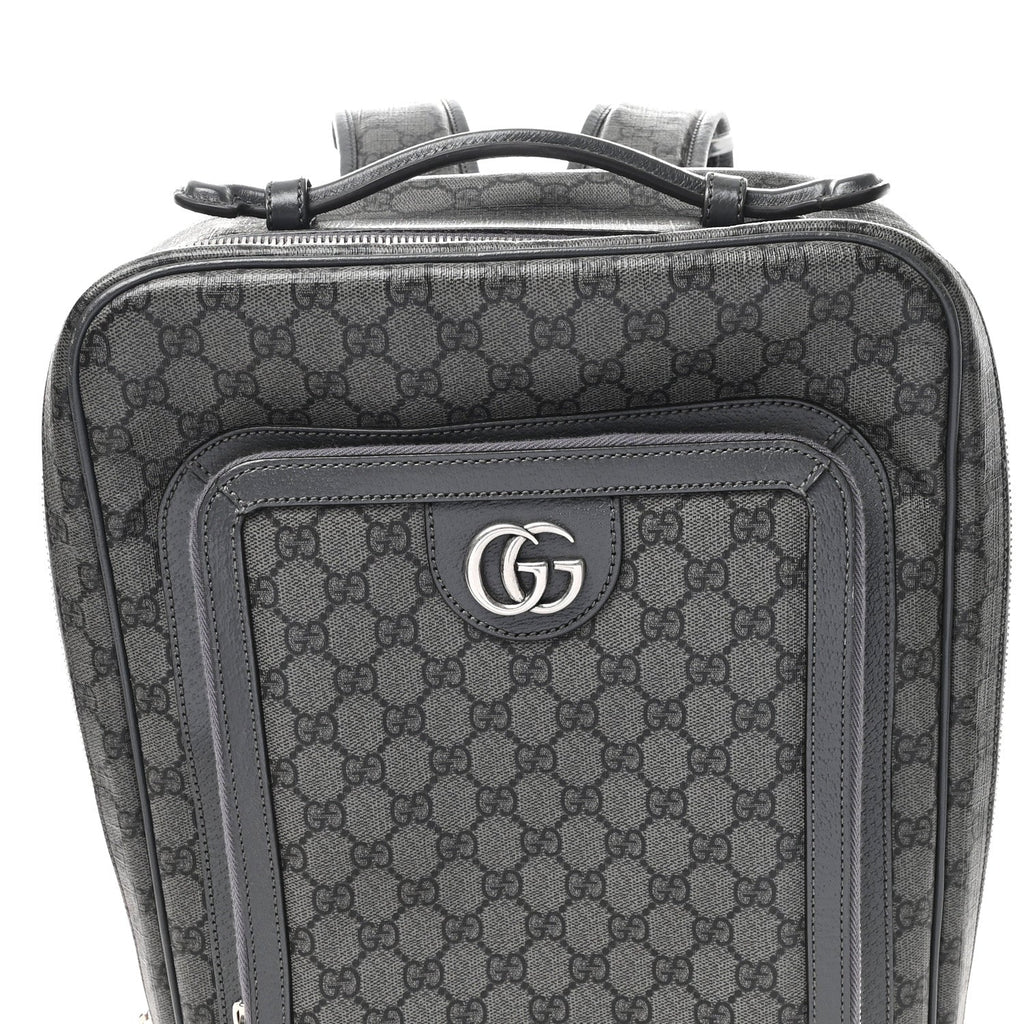 Gucci GG Supreme Monogram Ophidia Backpack  Grey