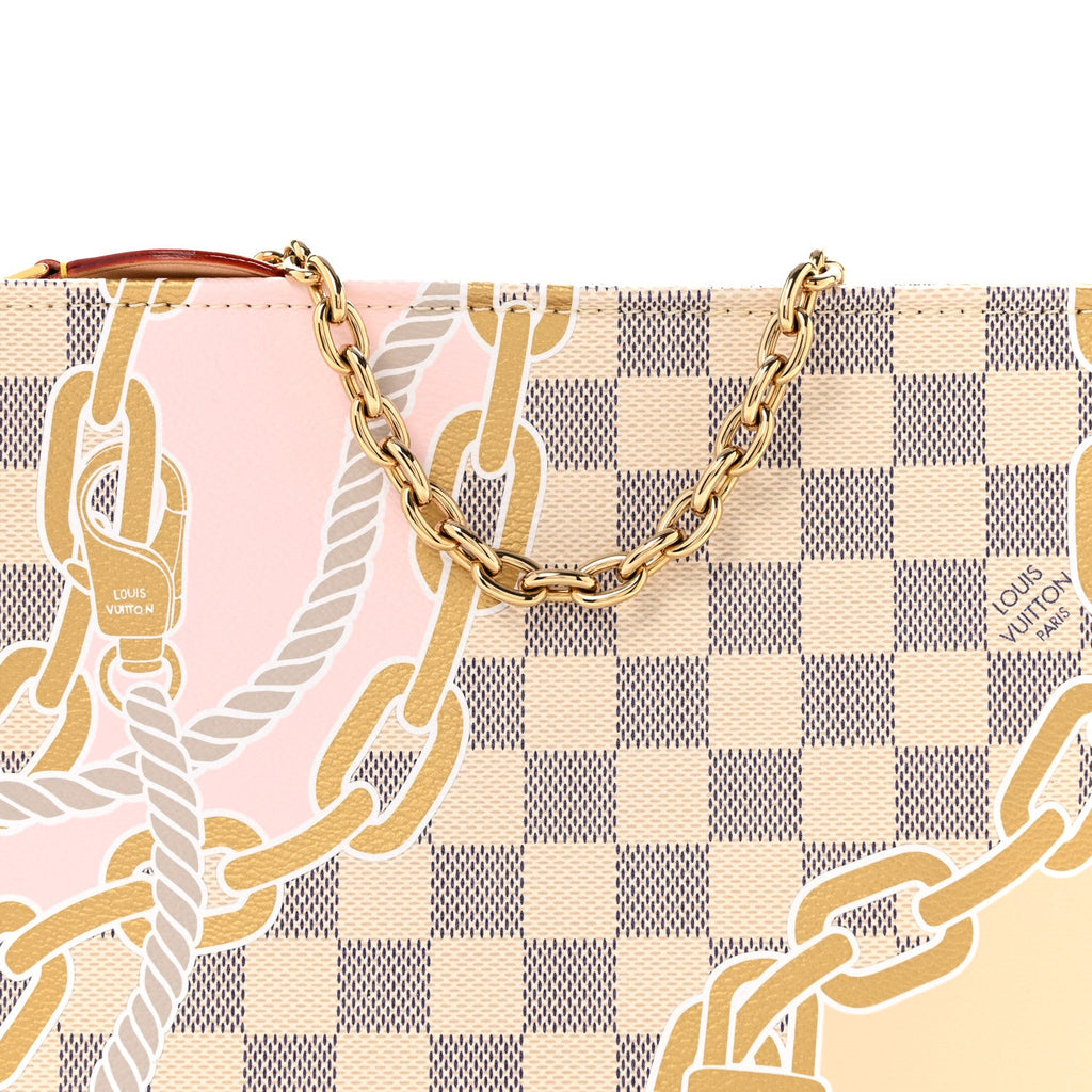 Louis Vuitton Damier Azur Nautical Toiletry Pouch On Chain