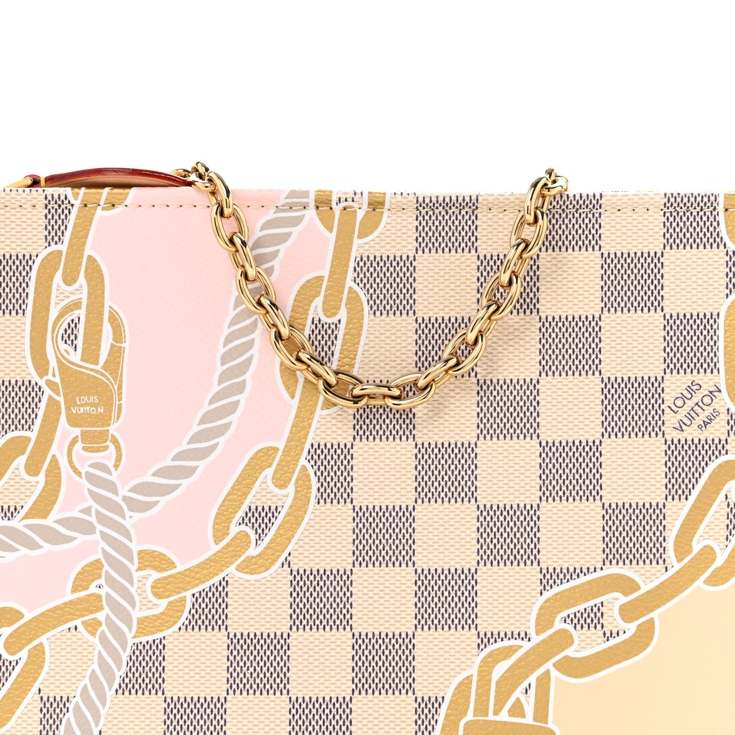 Louis Vuitton Damier Azur Nautical Toiletry Pouch On Chain