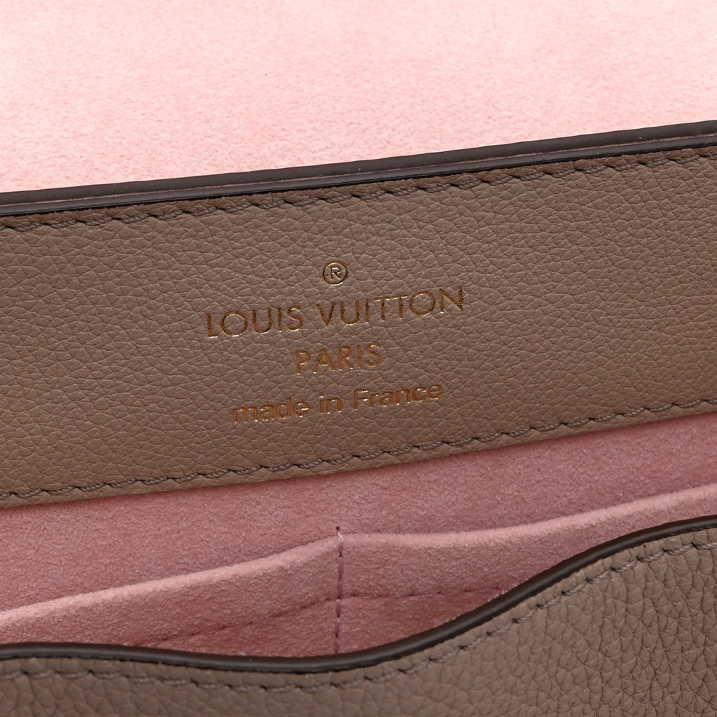 Louis Vuitton Soft Calfskin Lockme Ever MM Greige