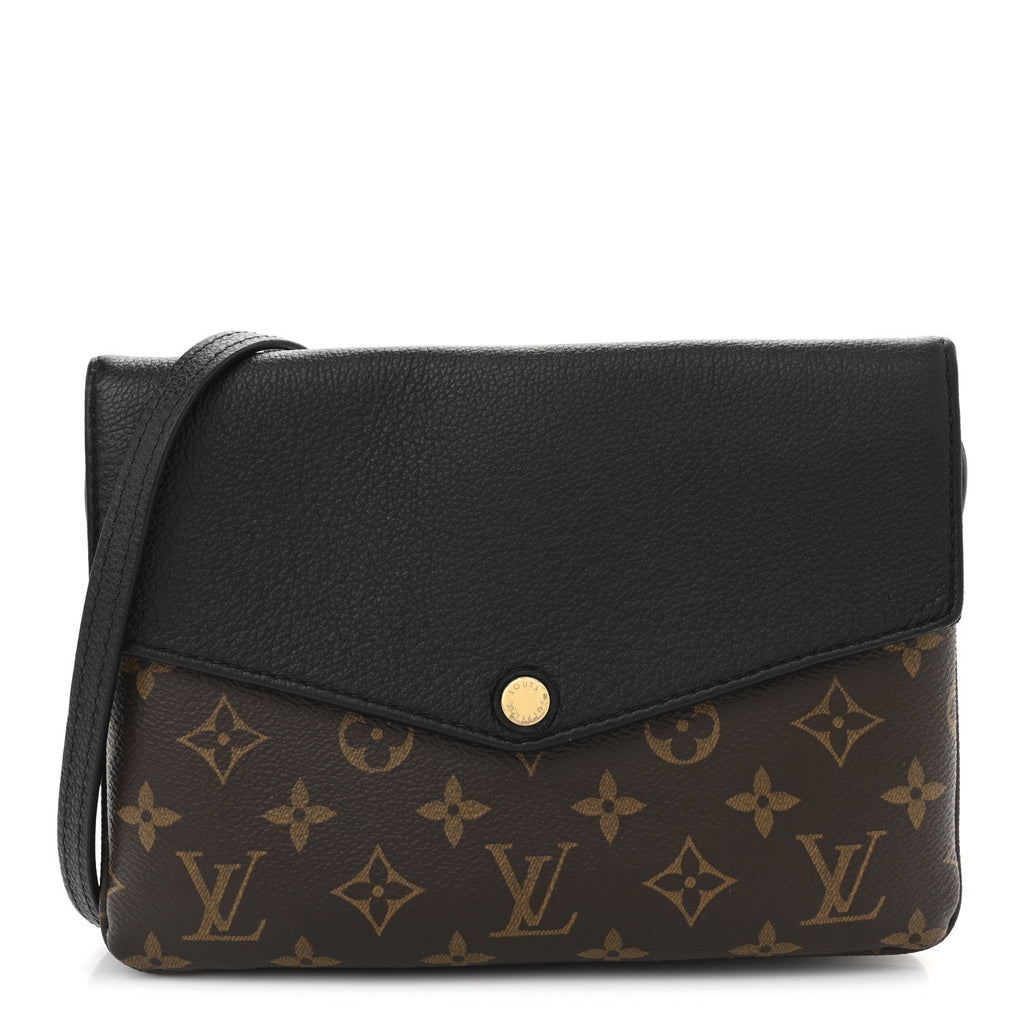 Louis Vuitton Monogram Twice Pochette Black