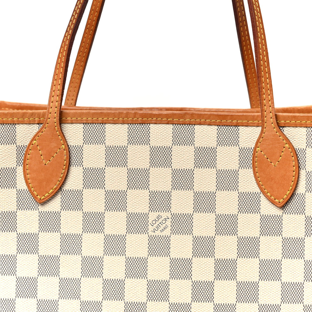 Louis Vuitton Damier Azur Neo Neverfull MM Rose Ballerine