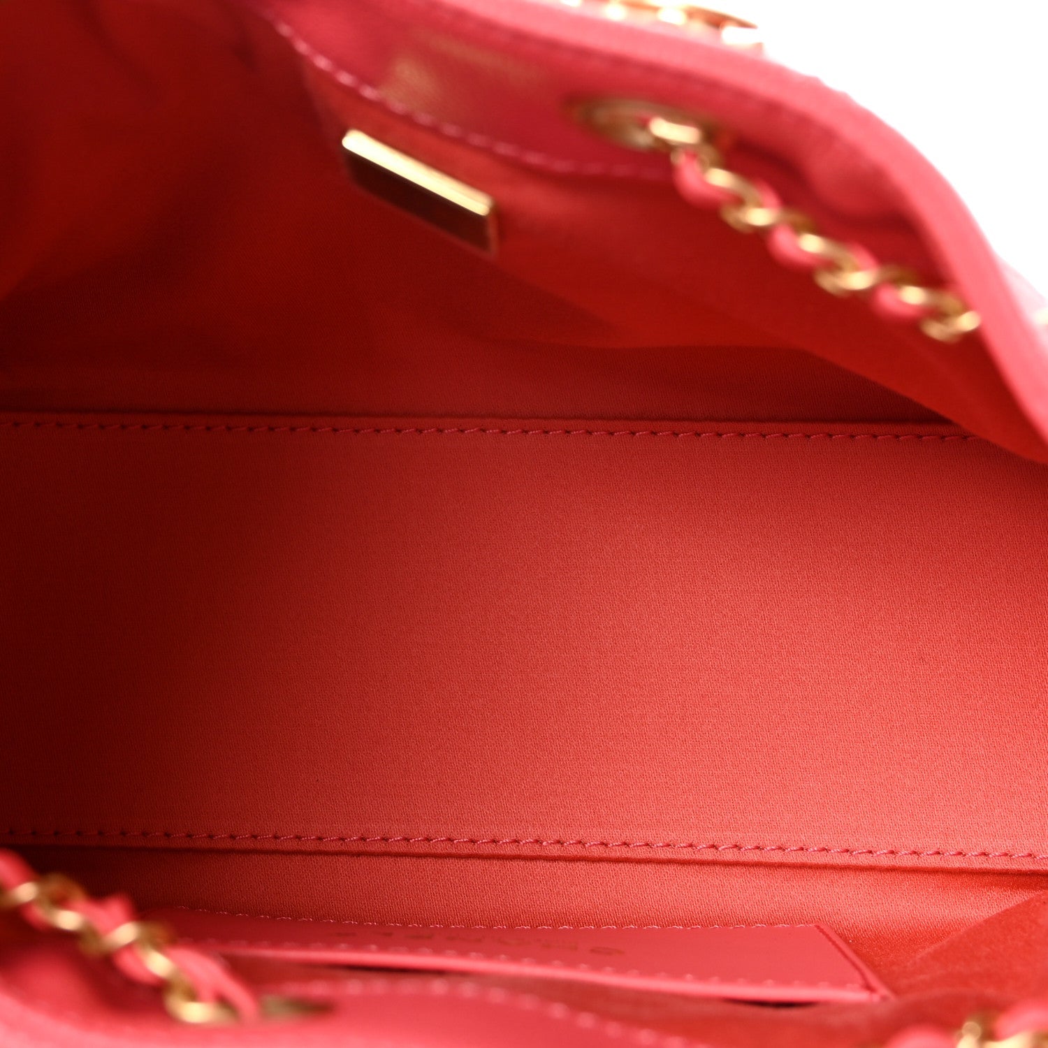 Chanel Caviar Quilted Mini Chanel 25 Handbag Coral