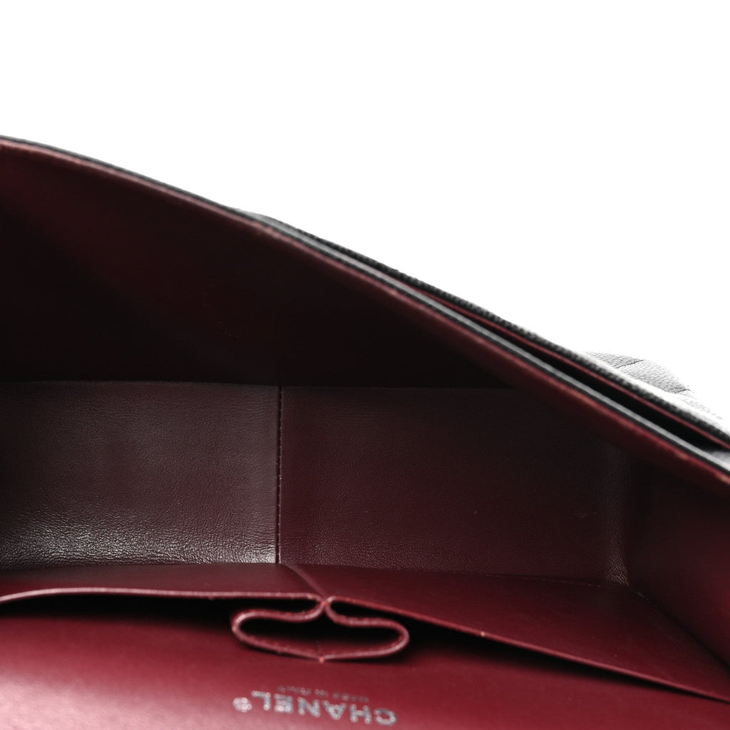 Chanel Caviar Quilted Jumbo Double Flap Black