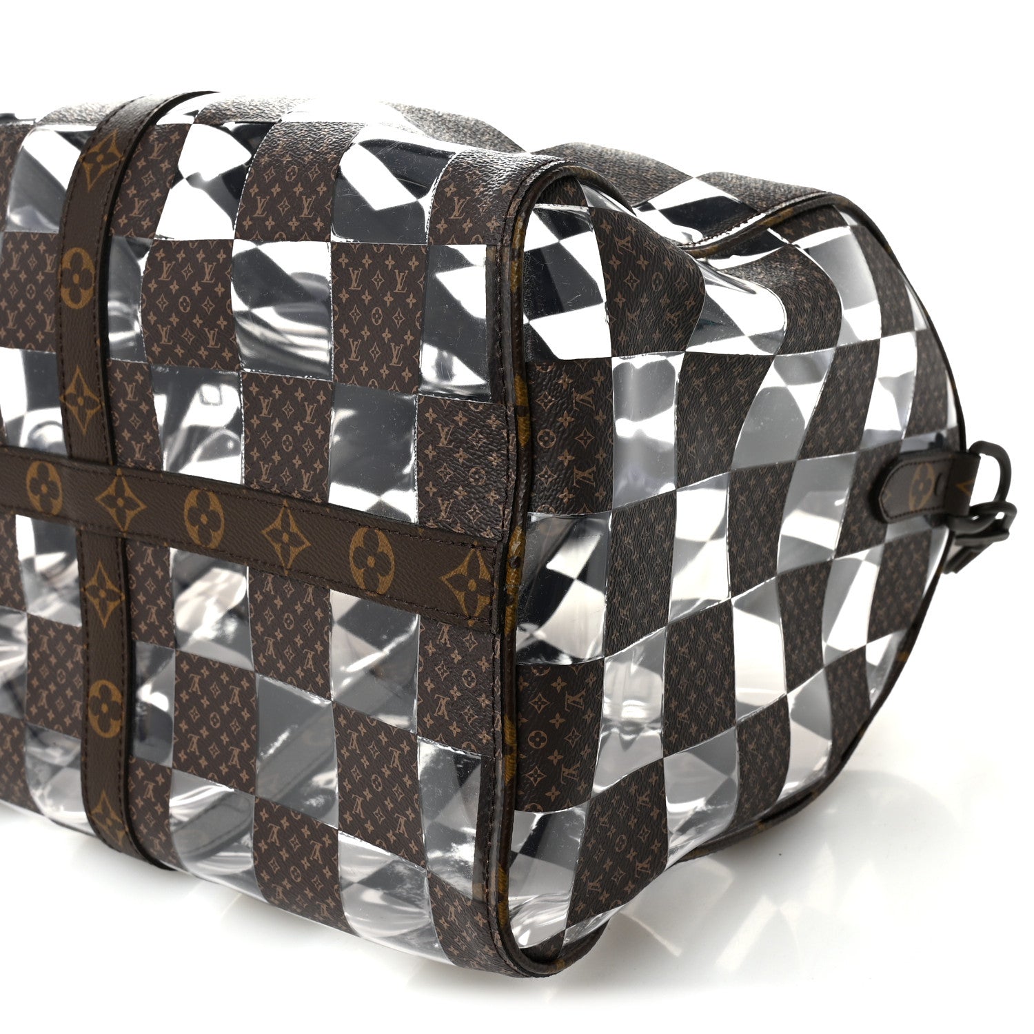 Louis Vuitton PVC Monogram Chess Keepall Bandouliere 50