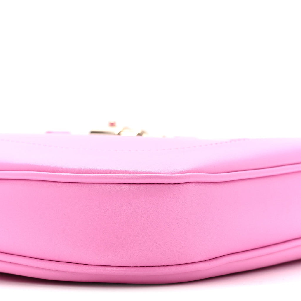 Gucci Ancora Calfskin Web Medium Jackie 1961 Hobo Pink