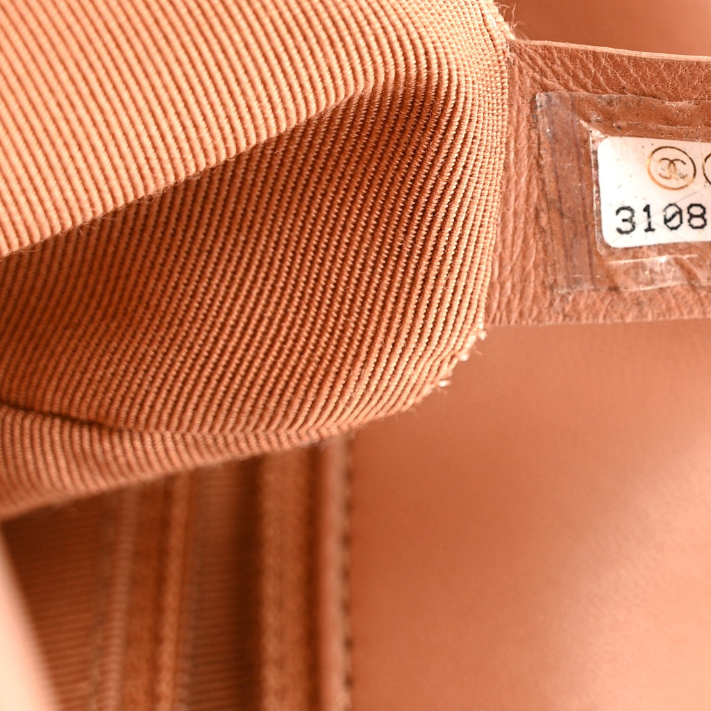 Chanel Lambskin Quilted Medium Chanel 19 Flap Brown