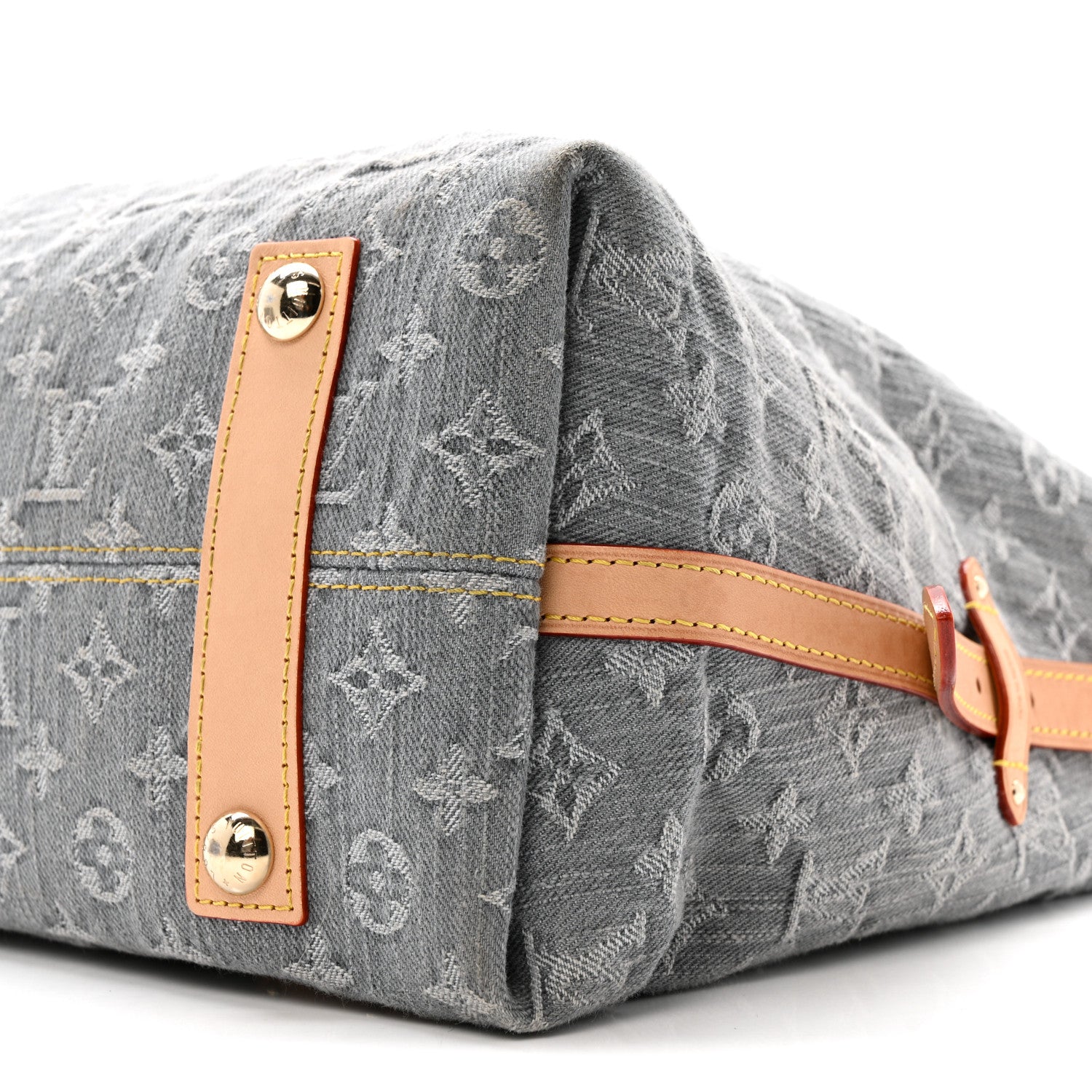Louis Vuitton Monogram Denim CarryAll MM Washed Grey