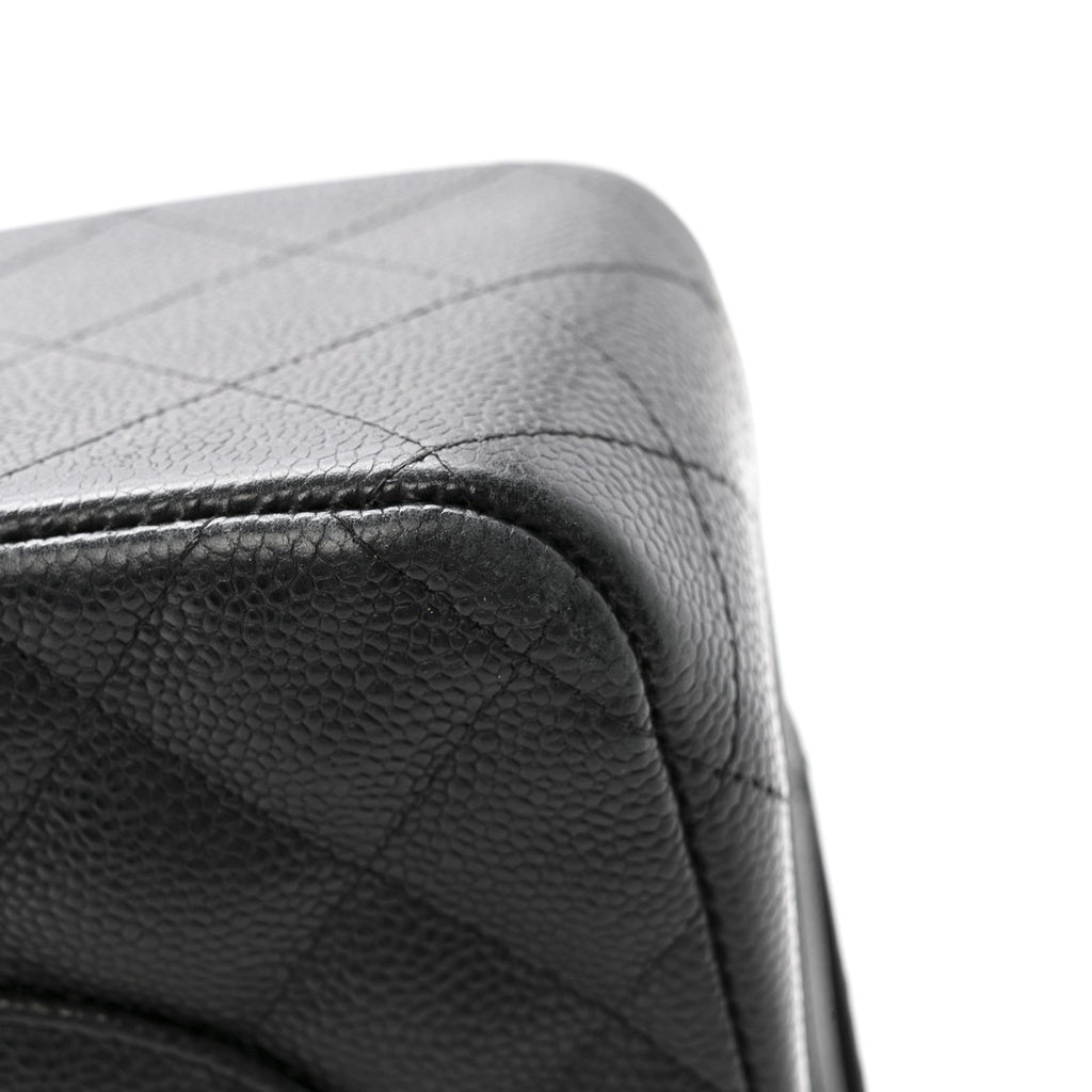 Chanel Caviar Quilted Jumbo Double Flap Black