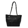 Chanel Aged Calfskin Small Shopping in Moscow Tote Black