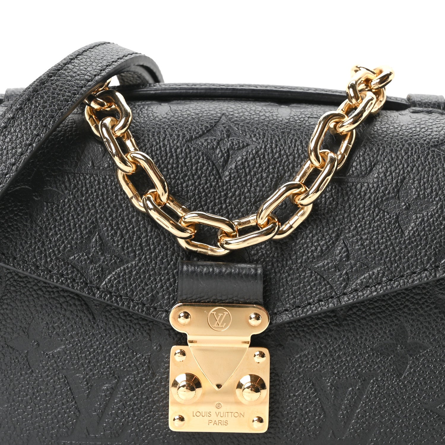 Louis Vuitton Empreinte Pochette Metis East West Black
