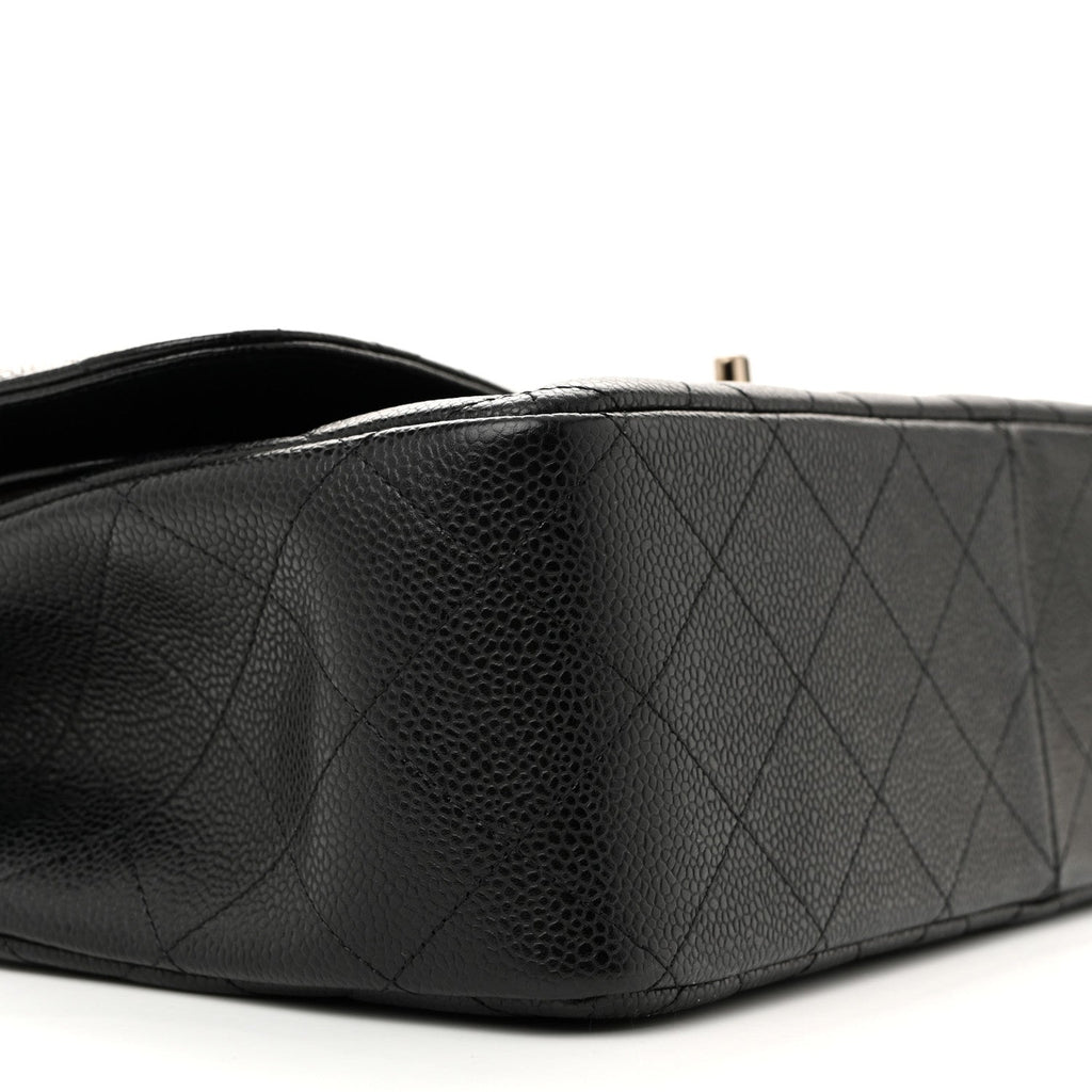 Chanel Caviar Quilted Jumbo Double Flap Black