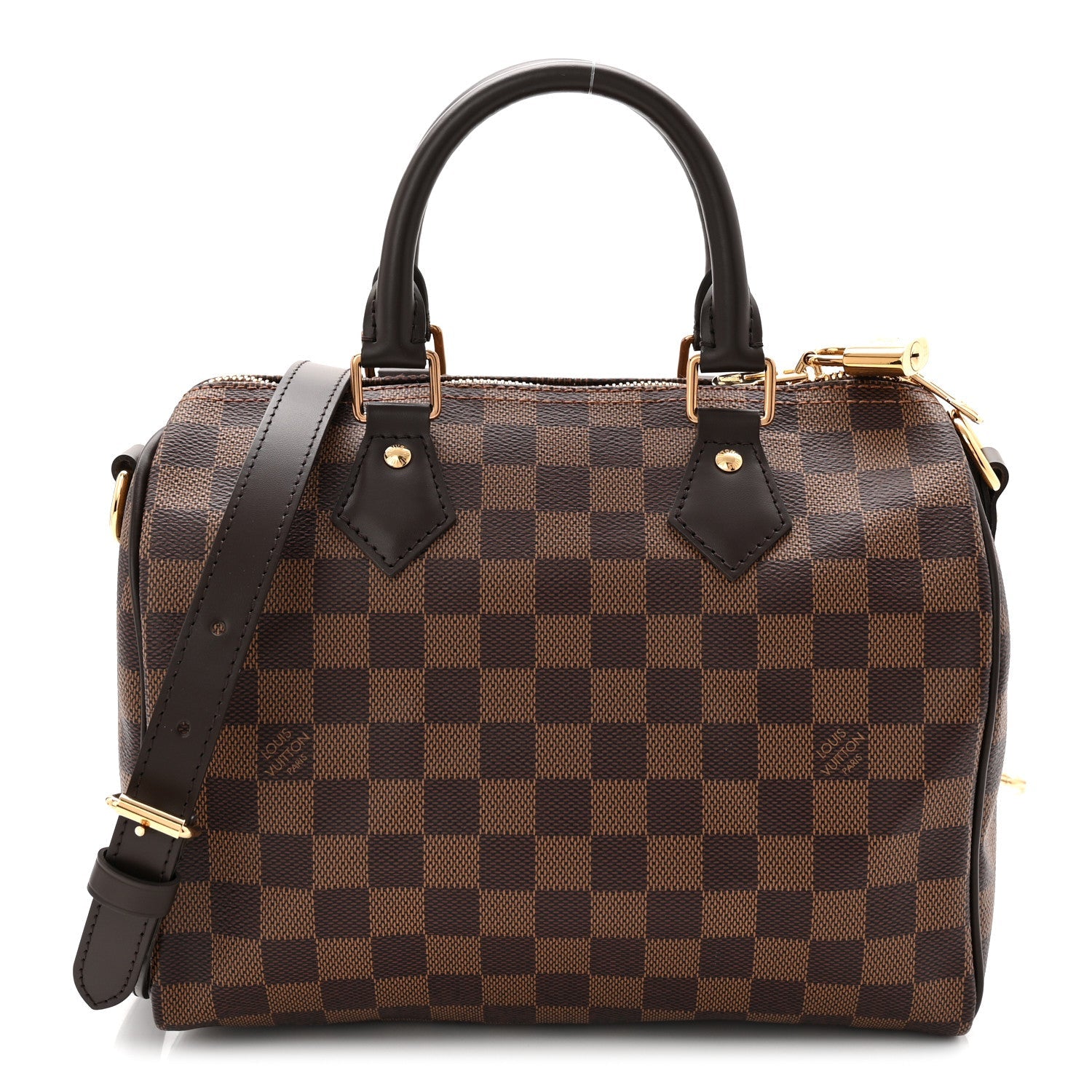 Louis Vuitton Damier Ebene Speedy Bandouliere 25