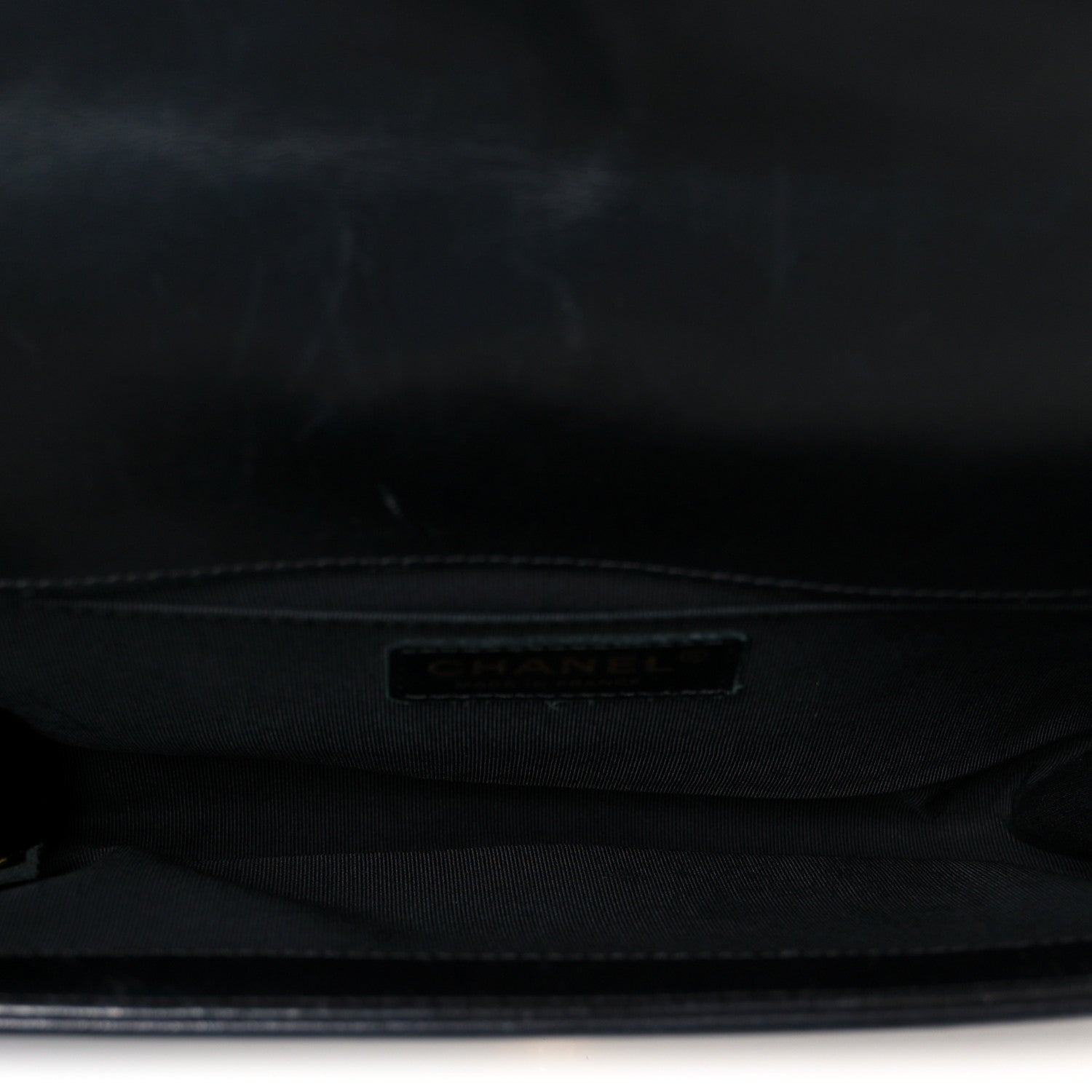 Chanel Lambskin Quilted Medium Boy Flap Black