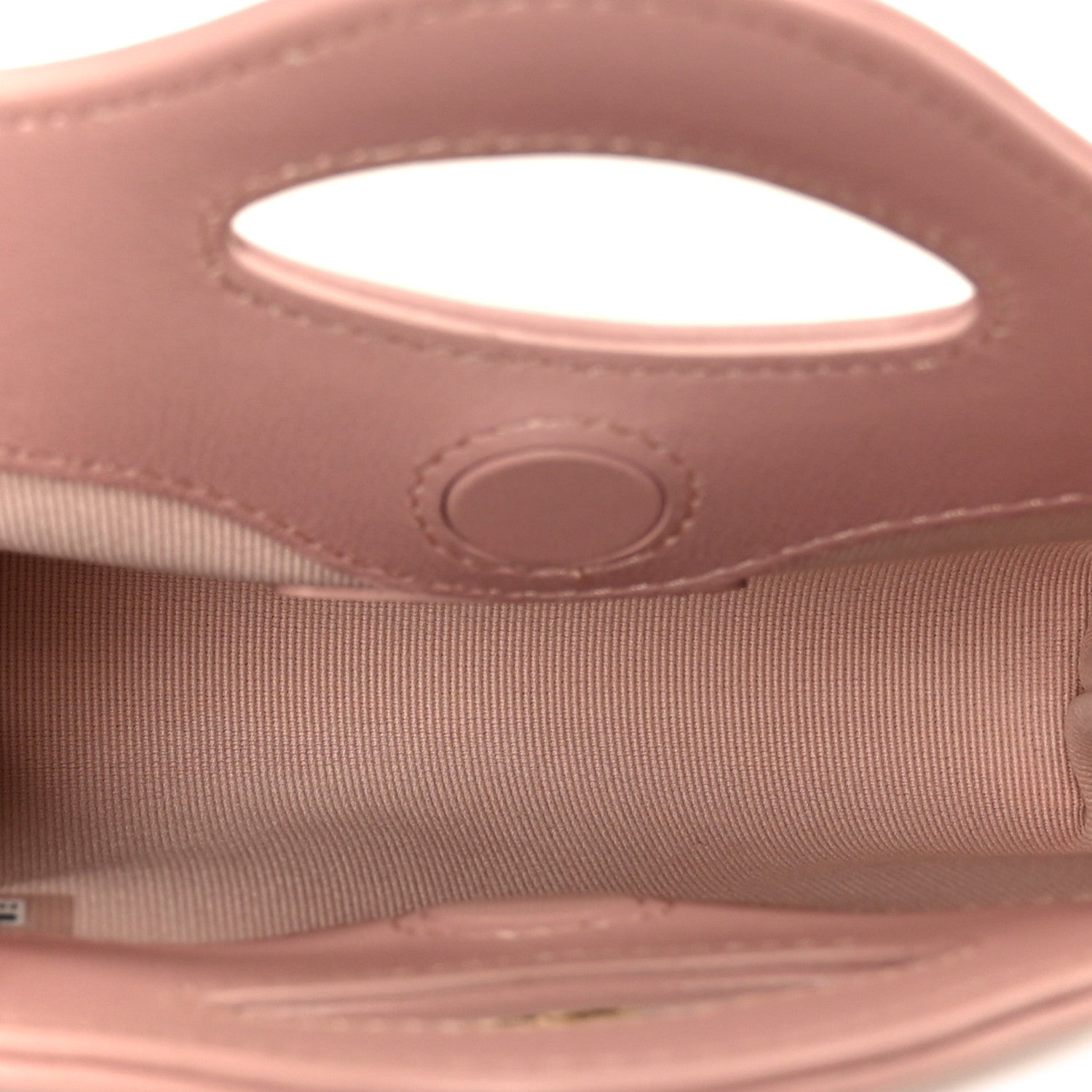 Chanel Suede Shiny Crumpled Calfskin Quilted Micro 31 Shopping Bag Light Pink
