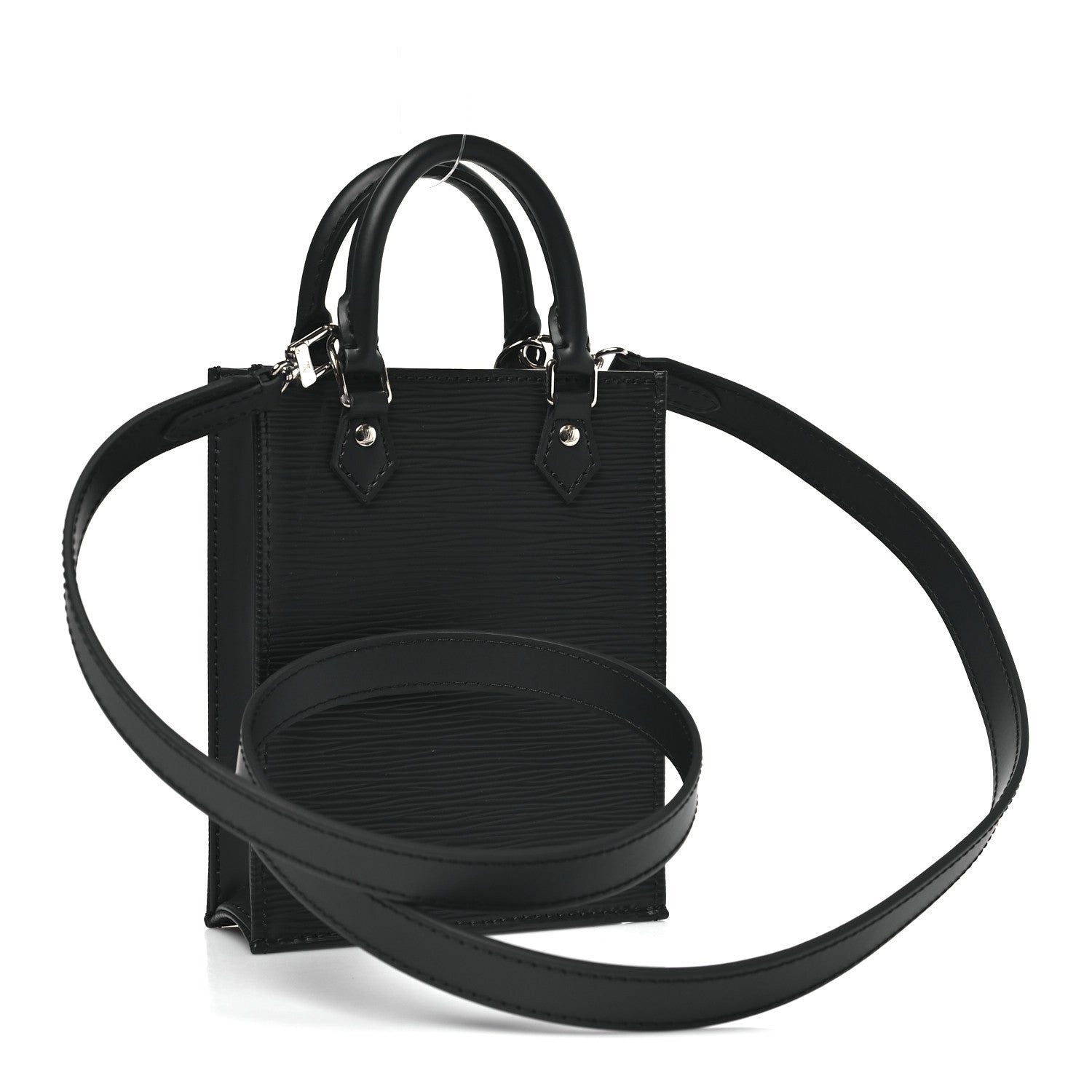 Louis Vuitton Epi Petit Sac Plat Black