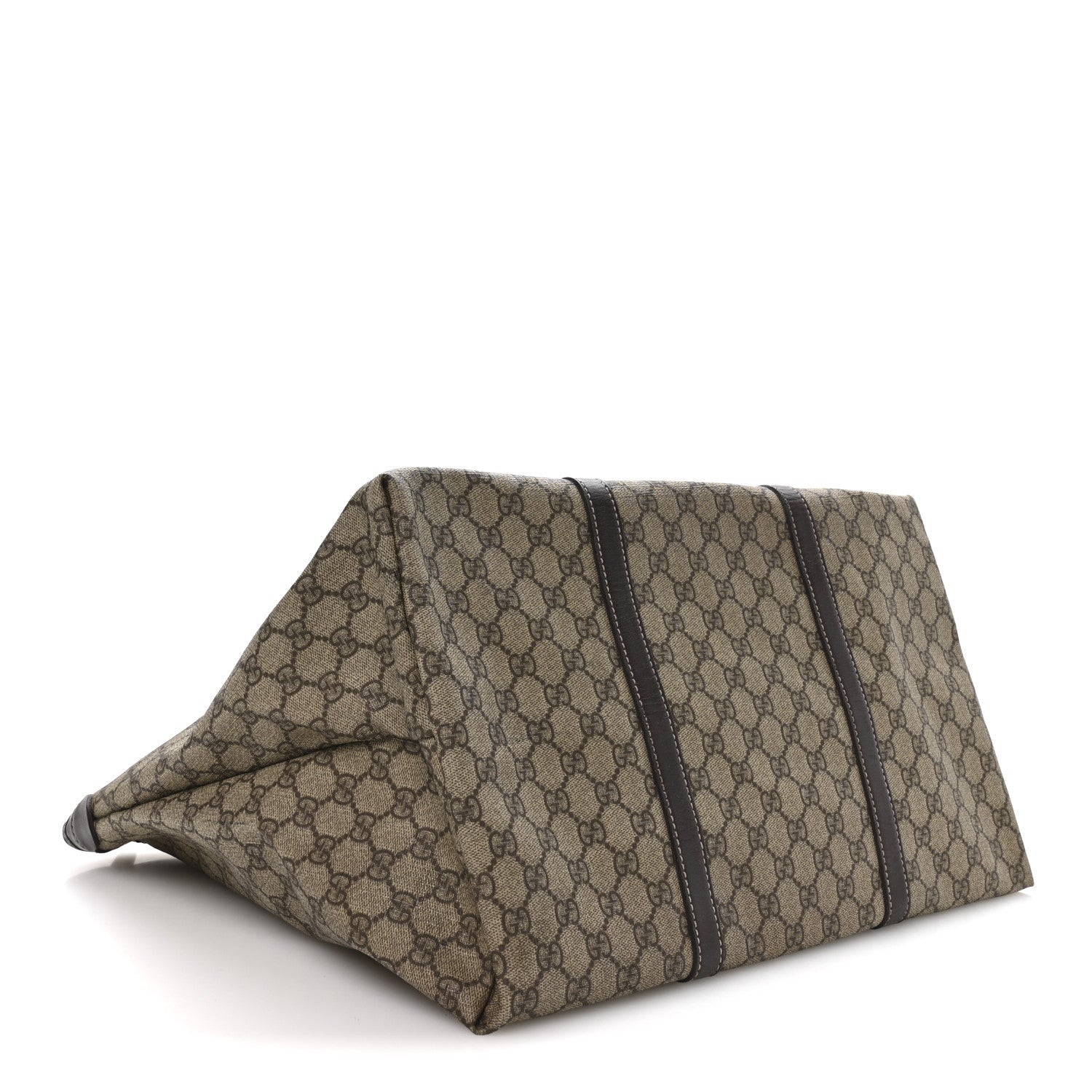Gucci GG Plus Monogram Medium Joy Tote Dark Brown