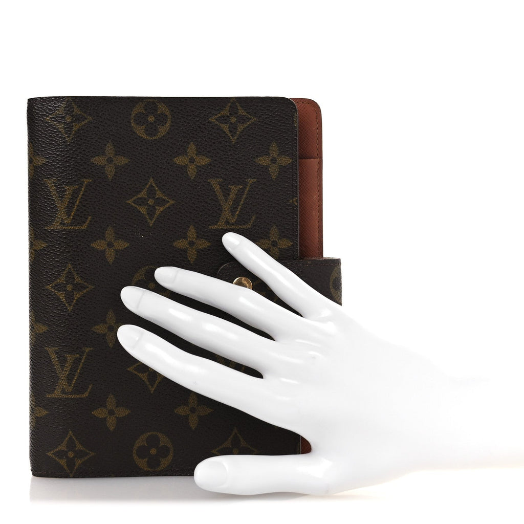 Louis Vuitton Monogram Medium Ring Agenda Cover