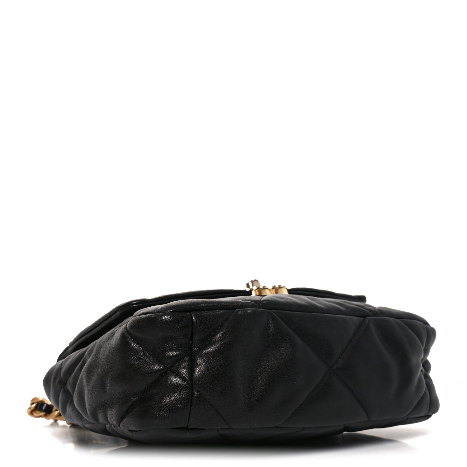 Chanel Lambskin Quilted Medium Chanel 19 Flap Black