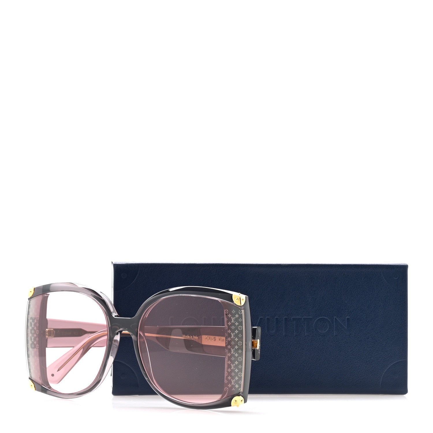 Louis Vuitton Monogram Acetate Nylon In The Mood For Love Sunglasses Z1296W Pink