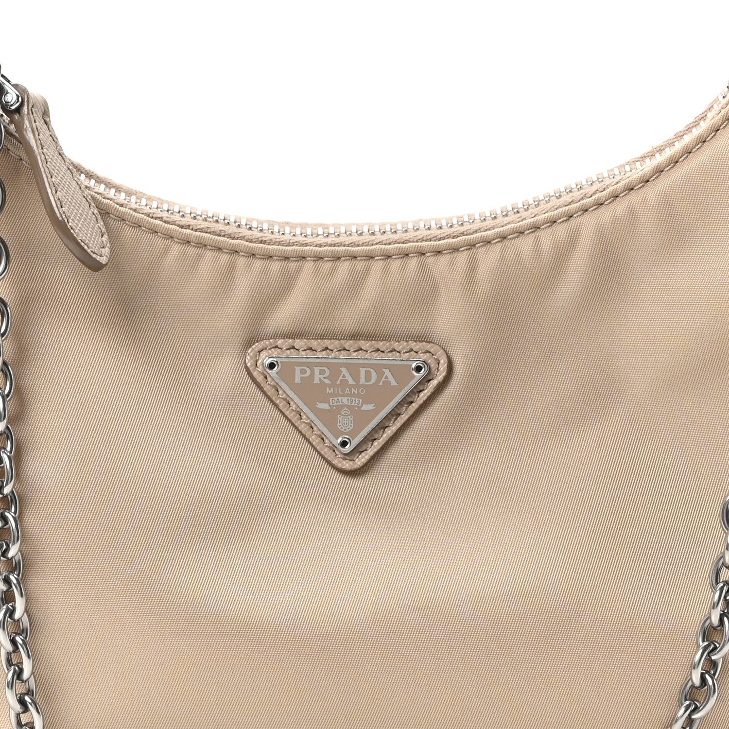 Prada Nylon Re-Edition 2005 Shoulder Bag Cammeo