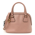 Gucci Dollar Calfskin Small GG Charm Dome Bag Soft Pink