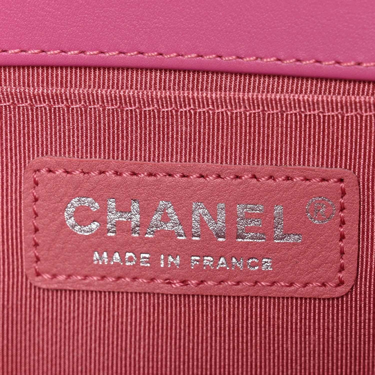 Chanel Patent Tweed Medium Boy Flap Fuchsia