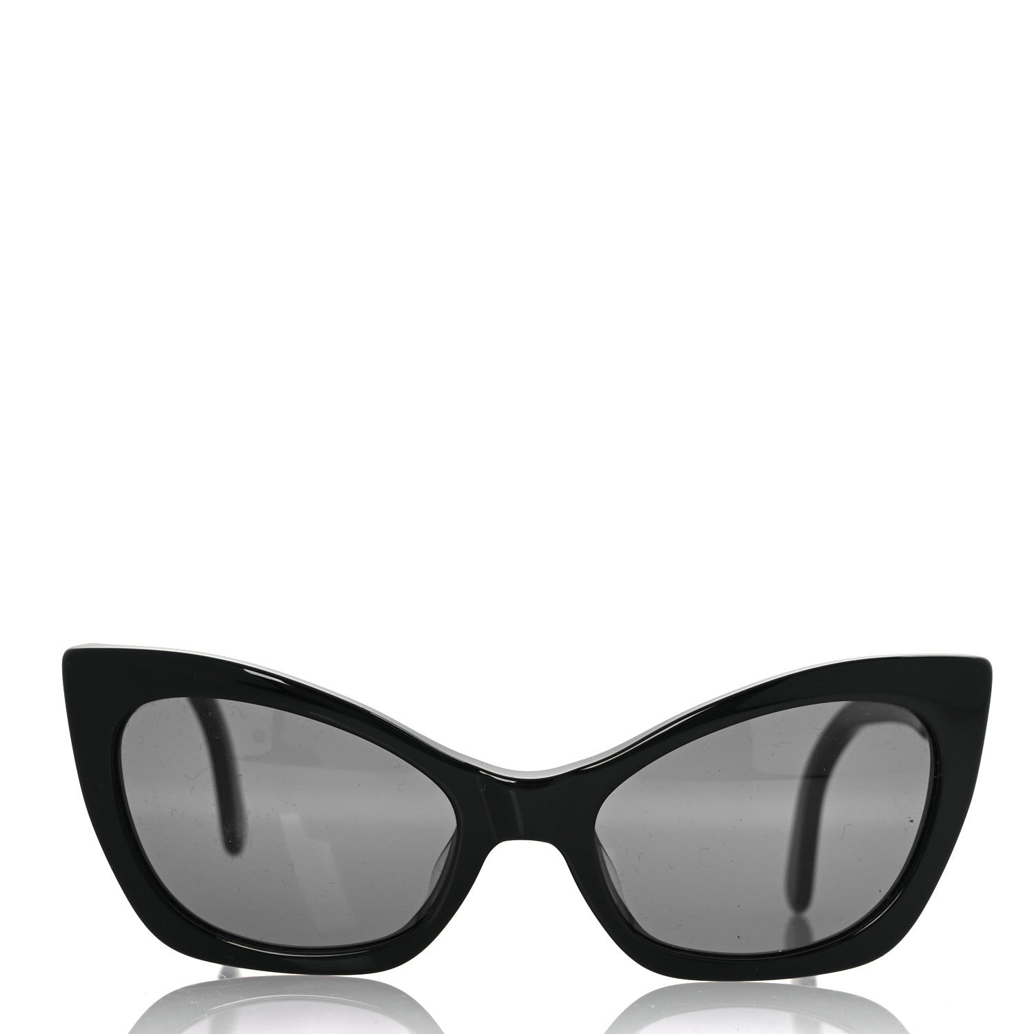 Acetate Cat Eye Sunglasses 01943 Black