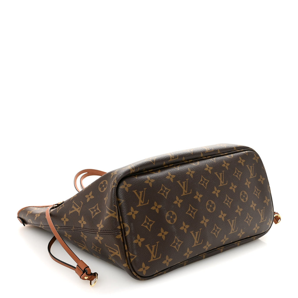 Louis Vuitton Monogram Calfskin Neo Neverfull Inside Out MM Tan