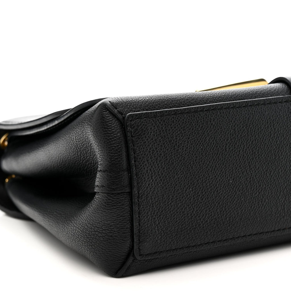 Louis Vuitton Monogram Cuir Plume Ecume Very Chain Bag Black