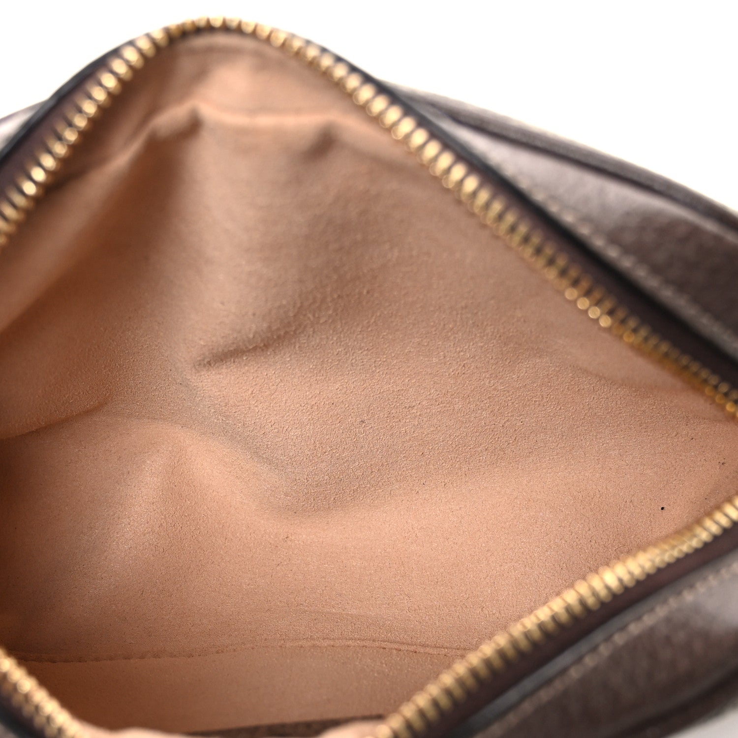 Gucci GG Supreme Monogram Web Mini Ophidia Shoulder Bag Brown