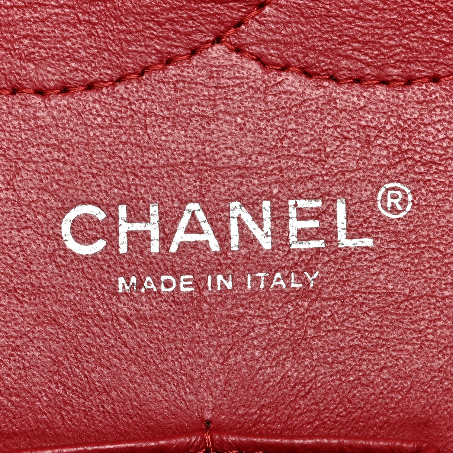Chanel Caviar Quilted Jumbo Double Flap Dark Red
