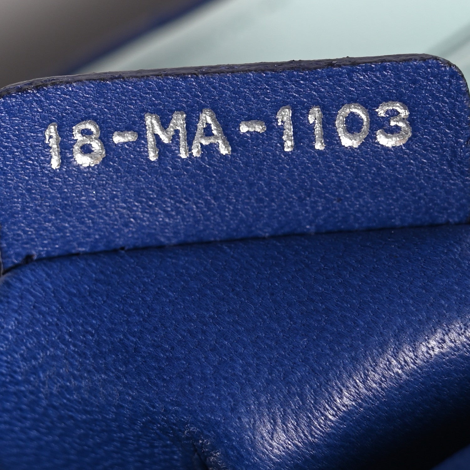 Christian Dior Lambskin Cannage Medium Miss Dior Flap Blue