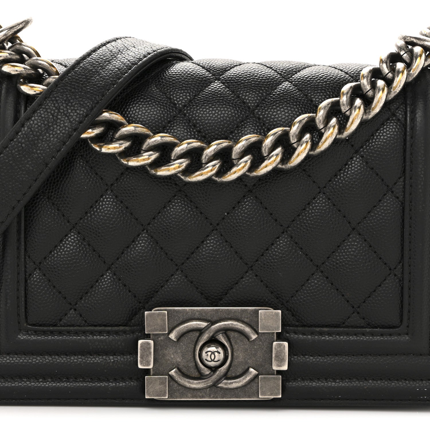 Chanel Caviar Quilted Small Boy Flap Black