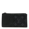 Louis Vuitton Taigarama Coin Card Holder Black