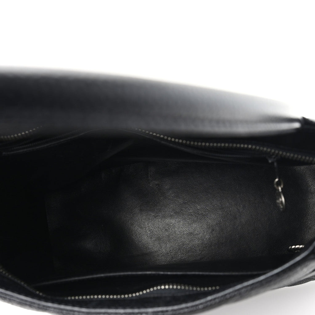 Chanel Caviar Quilted Medallion Tote Black