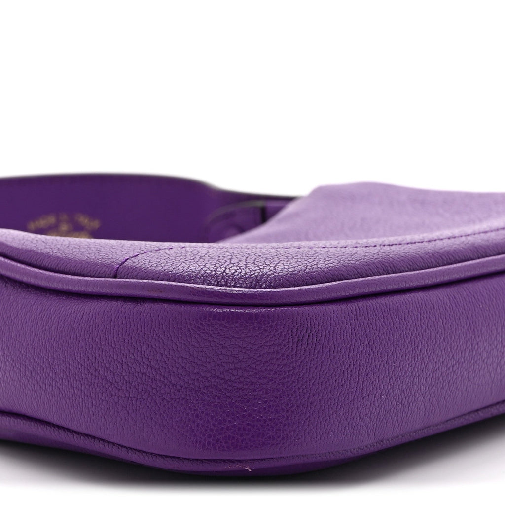 Gucci Goatskin Mini Aphrodite Shoulder Bag Shine Purple