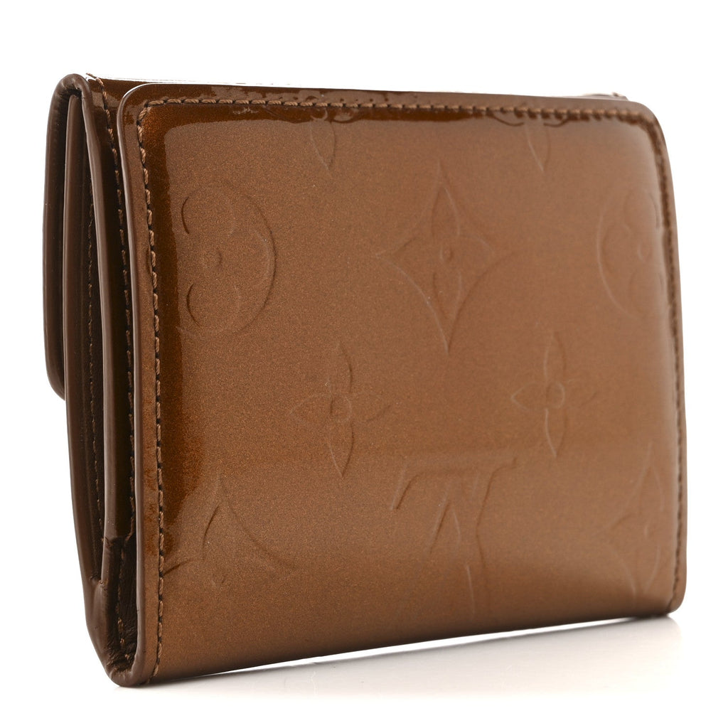 Louis Vuitton Vernis Elise Wallet Bronze