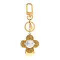 Louis Vuitton Strass Vivienne Porte Cles Charm Key Holder Gold