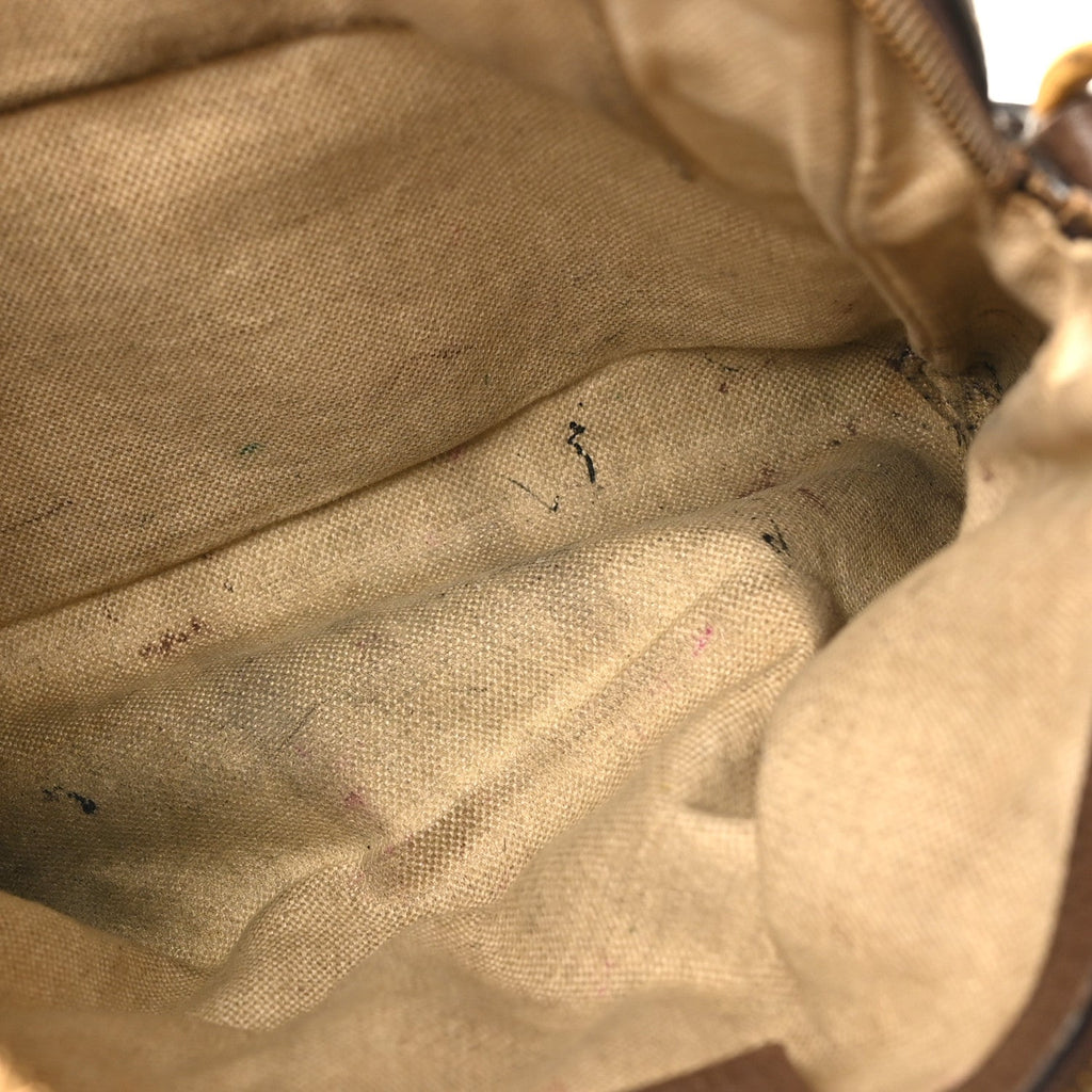 Gucci GG Supreme Monogram Web Small Ophidia Messenger Bag Brown