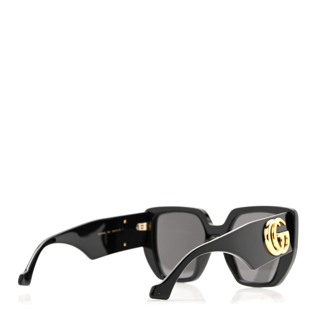 Gucci Acetate Square Frame Sunglasses GG0956S Black