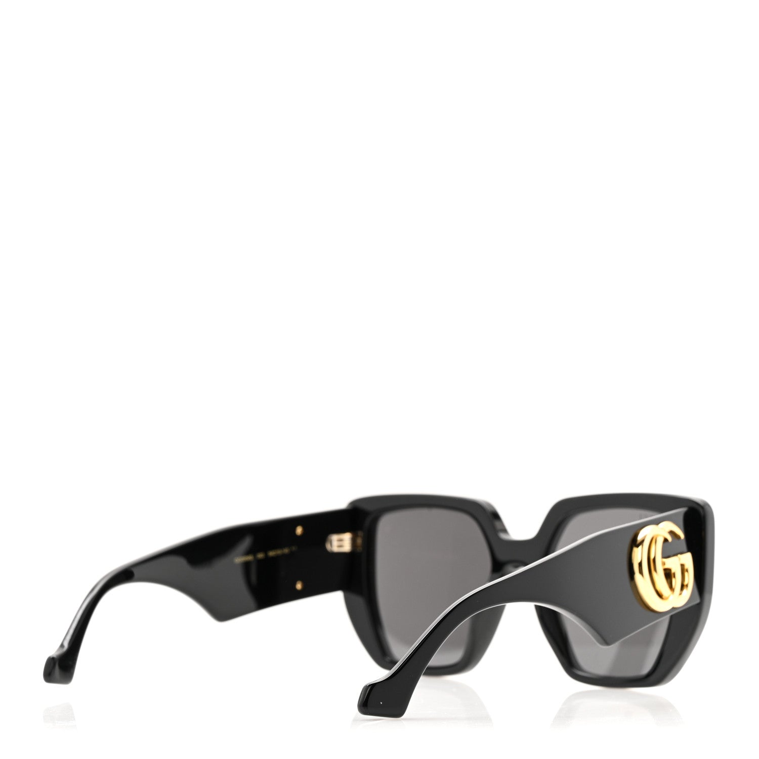 Gucci Acetate Square Frame Sunglasses GG0956S Black
